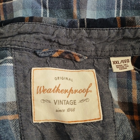 Weatherproof Vintage Mens Button Down Flannel Shirt Size XXL/EEG - Picture 8 of 10